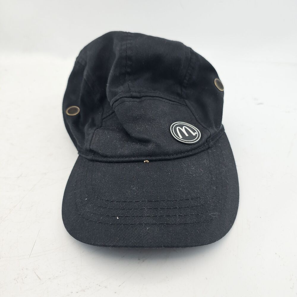 Mcdonald's Employee Baseball Hat Five Panel Black